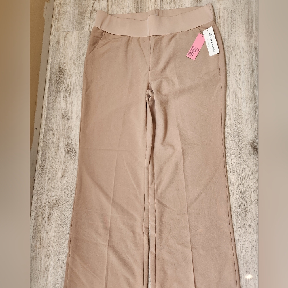 Oh! Mamma Maternity Pants Tan Khaki Size XL